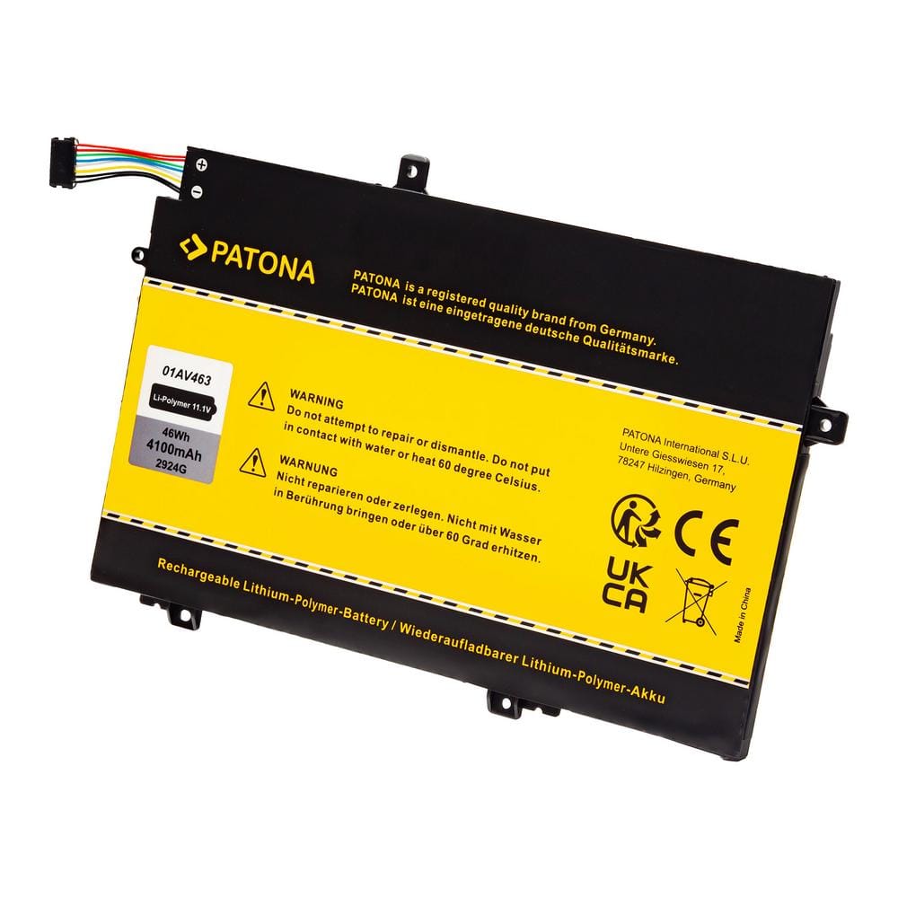 PATONA batería para Lenovo Thinkpad L480 L580 L14 Gen 1 TP00120A 01AV463 01AV464 01AV465 L17M3P54
