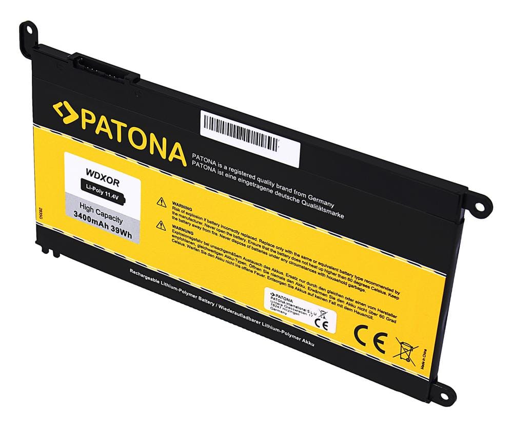 PATONA bateria para Dell Inspiron série 13 14 15 17 e Latitude série 11 WDXOR T2JX4 PATONA bateria para Dell Inspiron série 13 14 15 17 e Latitude série 11 WDXOR T2JX4