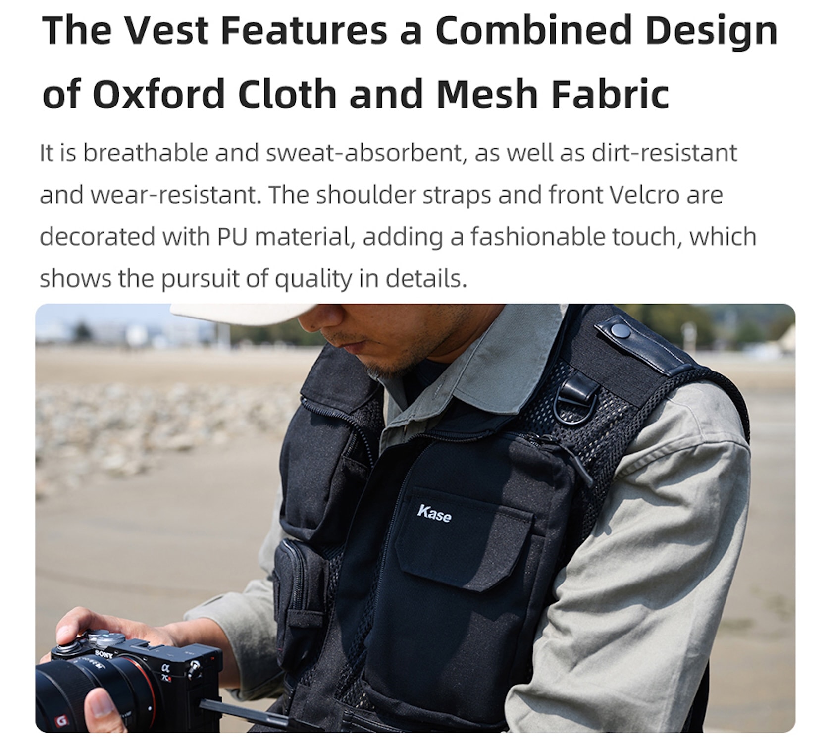 Chaleco para fotógrafos chaqueta fotográfica outdoor unisex Chaleco para fotógrafos chaqueta fotográfica outdoor unisex