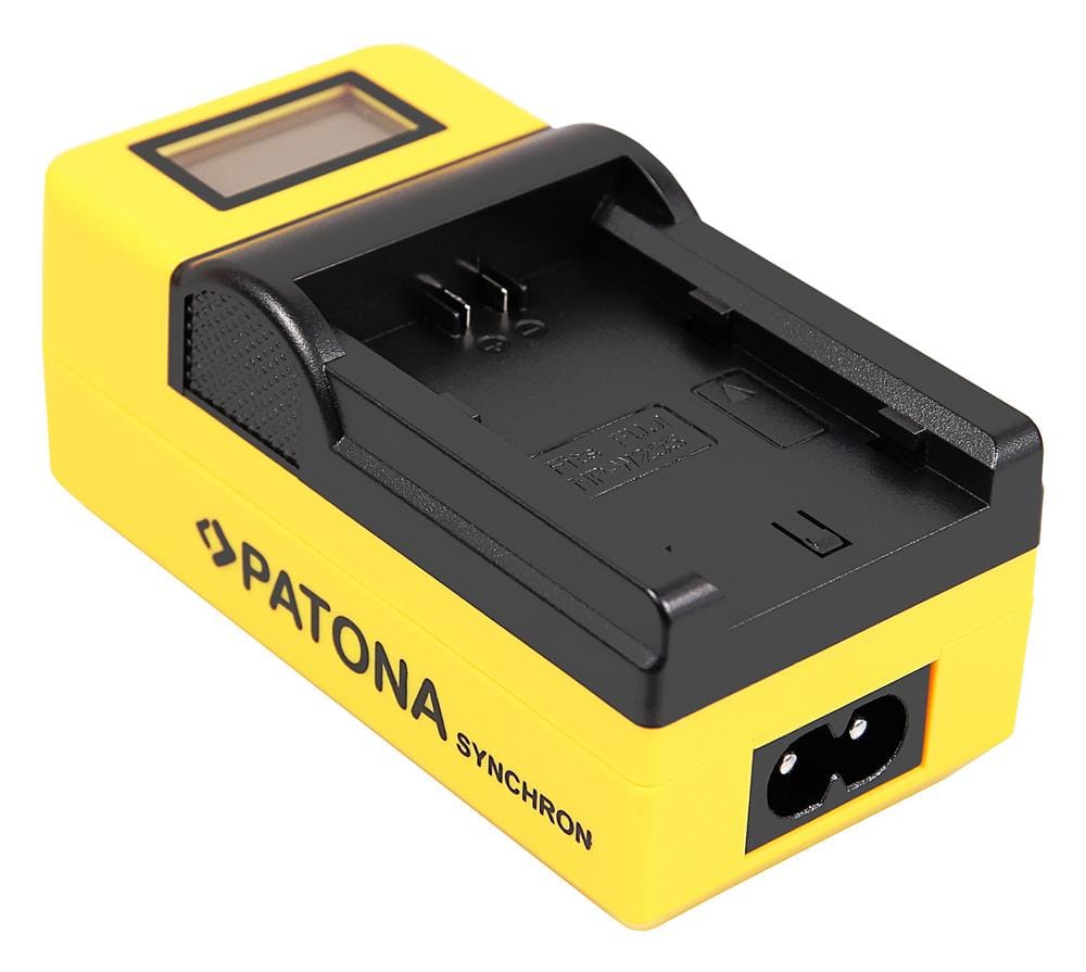PATONA Synchron Caricatore USB per Fuji NP-W235 Fujifilm XT4 con display LCD