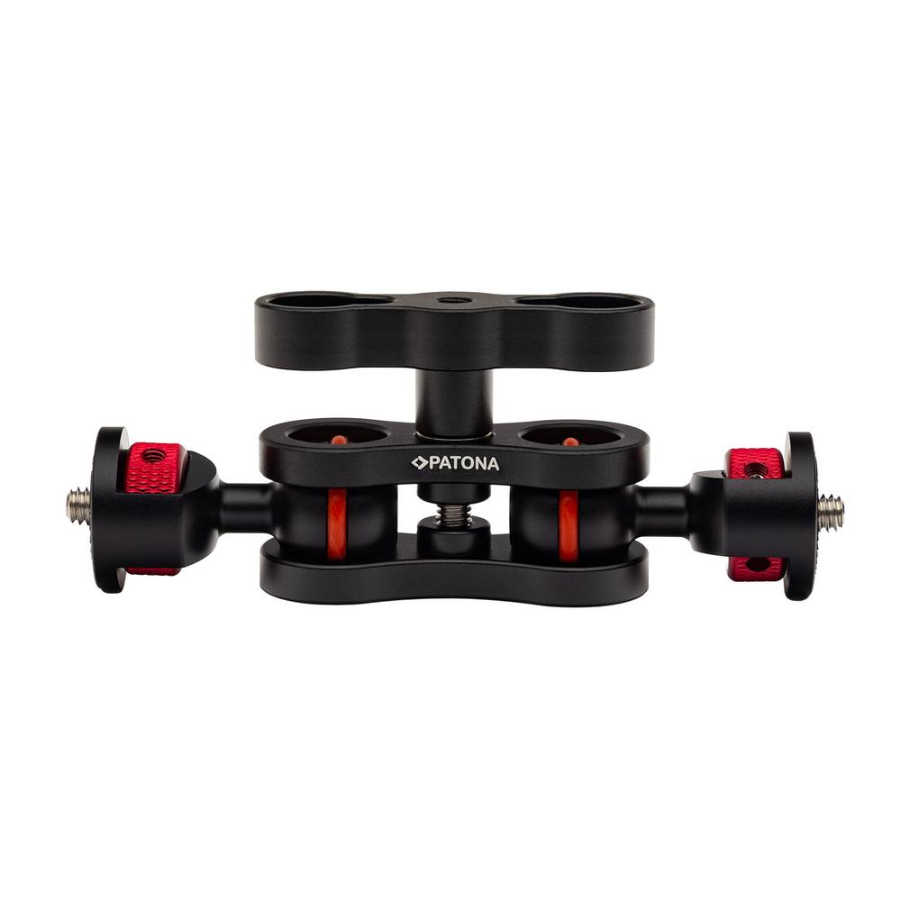 PATONA Magic-Arm z podwójną głowicą kulistą do statywów, aparatów, świateł, klatek i monitorów PATONA Magic-Arm z podwójną głowicą kulistą do statywów, aparatów, świateł, klatek i monitorów