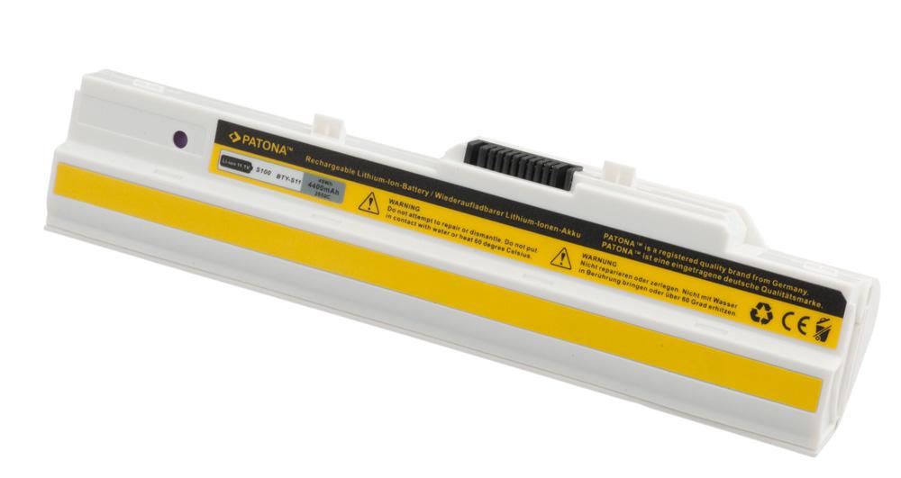 Patona Battery for Medion Akoya E1210 MD96727 MSI U100 U90 White 4.4Ah Patona Battery for Medion Akoya E1210 MD96727 MSI U100 U90 White 4.4Ah