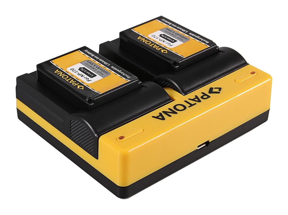 Caricatore Dual PATONA per Aiptek Ordro NP-170 084-07042L-062 AHD 2 AHD H23 CB-170 Ordro con Micro-USB Caricatore Dual PATONA per Aiptek Ordro NP-170 084-07042L-062 AHD 2 AHD H23 CB-170 Ordro con Micro-USB