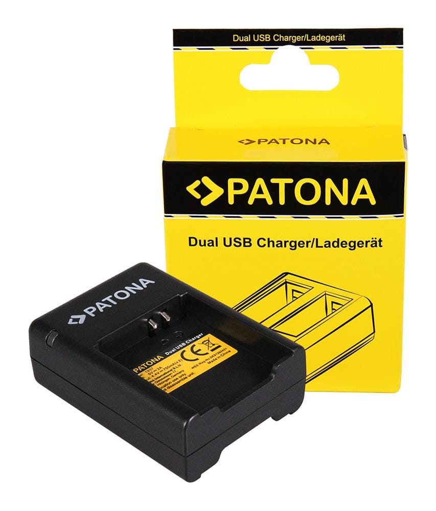 PATONA Carregador Dual Rápido para Samsung Gear 360 EB-BC200ABE com Cabo Micro-USB PATONA Carregador Dual Rápido para Samsung Gear 360 EB-BC200ABE com Cabo Micro-USB