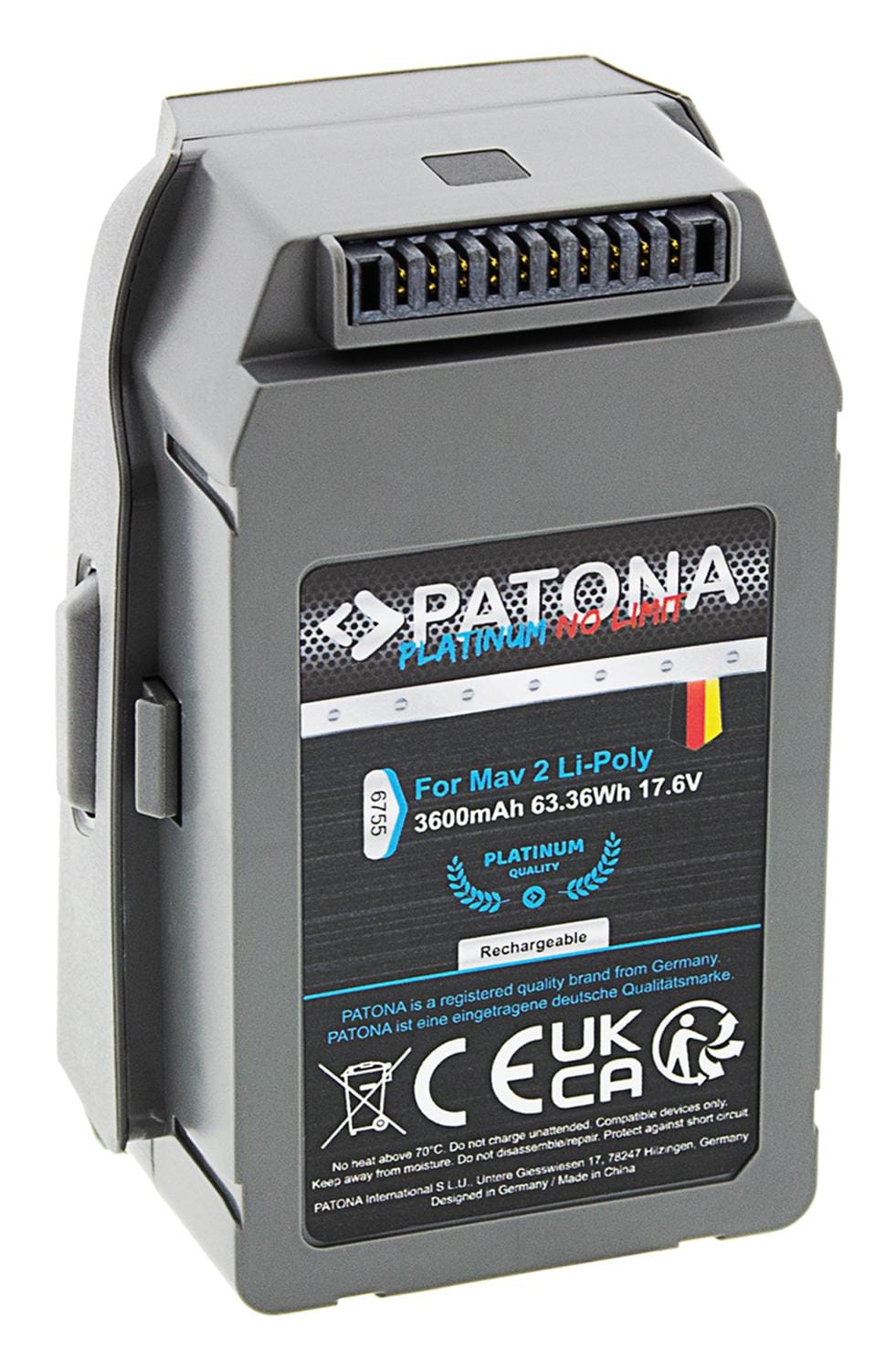 PATONA Platinum batería para DJI Mavic 2 Pro, DJI Mavic 2, DJI Mavic Zoom 2, CP.MA.00000038.01