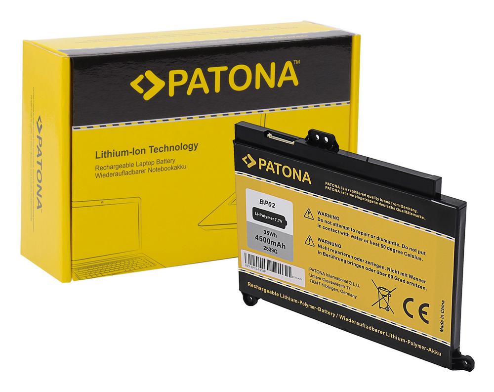 PATONA Battery for HP Pavilion PC 15 BP02/BP02XL 849569-421 849569-541 849569-542 849909-850 849569-543 PATONA Battery for HP Pavilion PC 15 BP02/BP02XL 849569-421 849569-541 849569-542 849909-850 849569-543