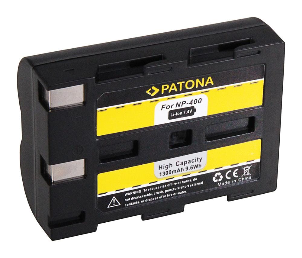 Batteria PATONA per Minolta NP-400 Dimage A1 Dimage A2 Dynax 5D Dynax 7D Batteria PATONA per Minolta NP-400 Dimage A1 Dimage A2 Dynax 5D Dynax 7D