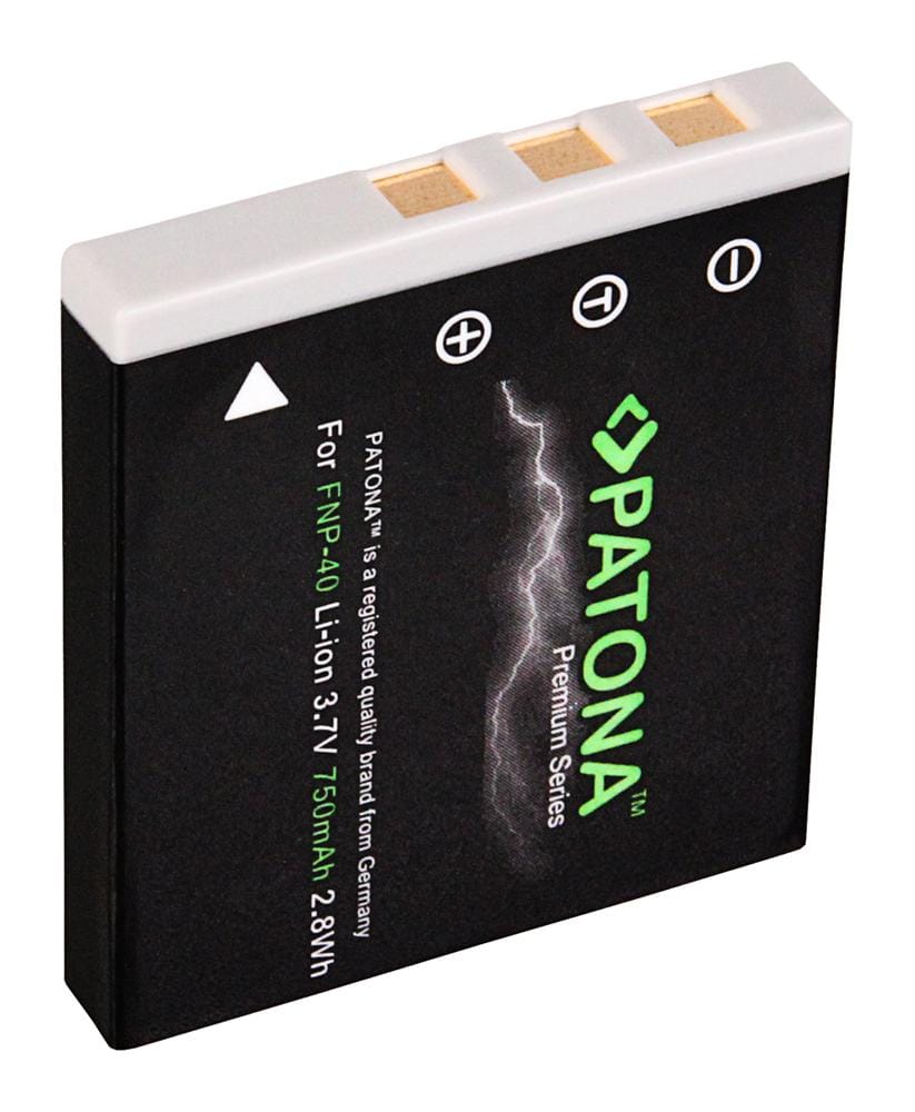 PATONA Batería Premium para Fuji NP-40 D-Li8 FinePix F402 F455 F460 F480 PATONA Batería Premium para Fuji NP-40 D-Li8 FinePix F402 F455 F460 F480