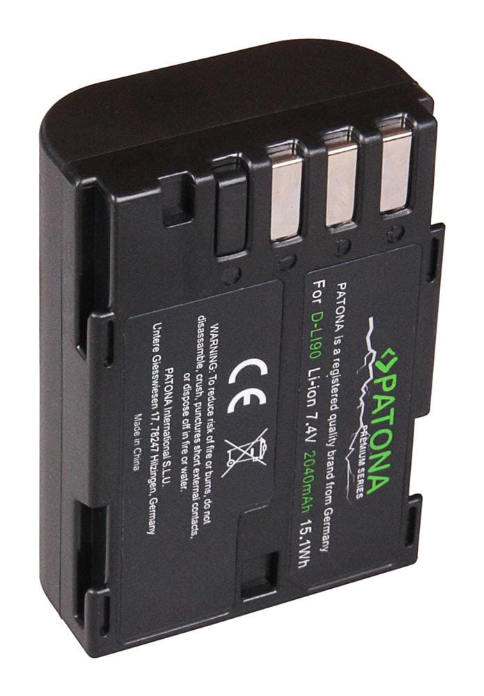 PATONA Bateria Premium para Pentax D‑Li90 K01 K5 II IIs K645D K7 PATONA Bateria Premium para Pentax D‑Li90 K01 K5 II IIs K645D K7