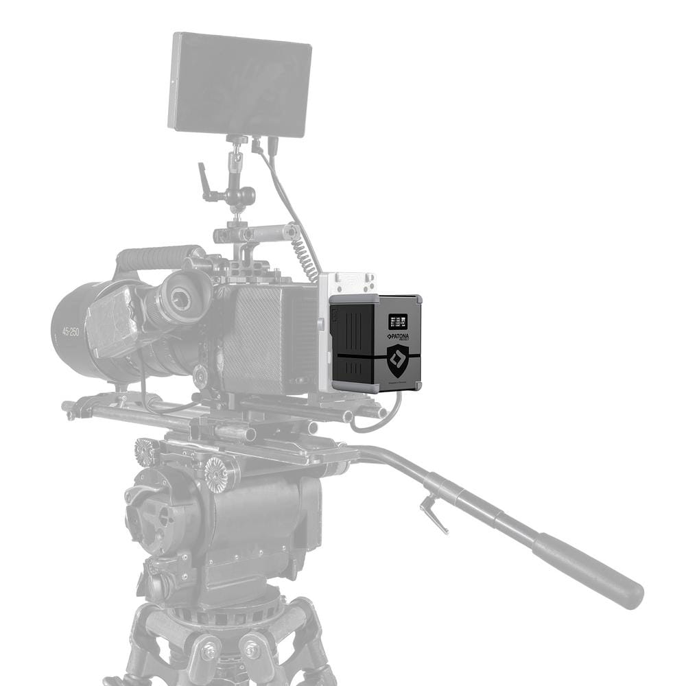 PATONA PROTECT V‑Mount Battery V150‑PD100 148 Wh USB‑C USB‑A D‑Tap 2 x DC‑out for DSLR Cameras, Camcorders, Monitors, Smartphones, Wireless Video Transmitters, Tablets, LED Lights