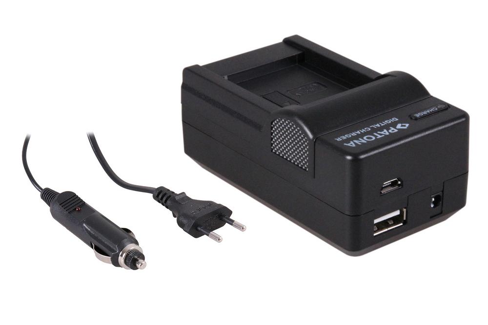 Chargeur 4en1 PATONA pour Canon Ixus 125HS 240HS Powershot A1200 NB-11L