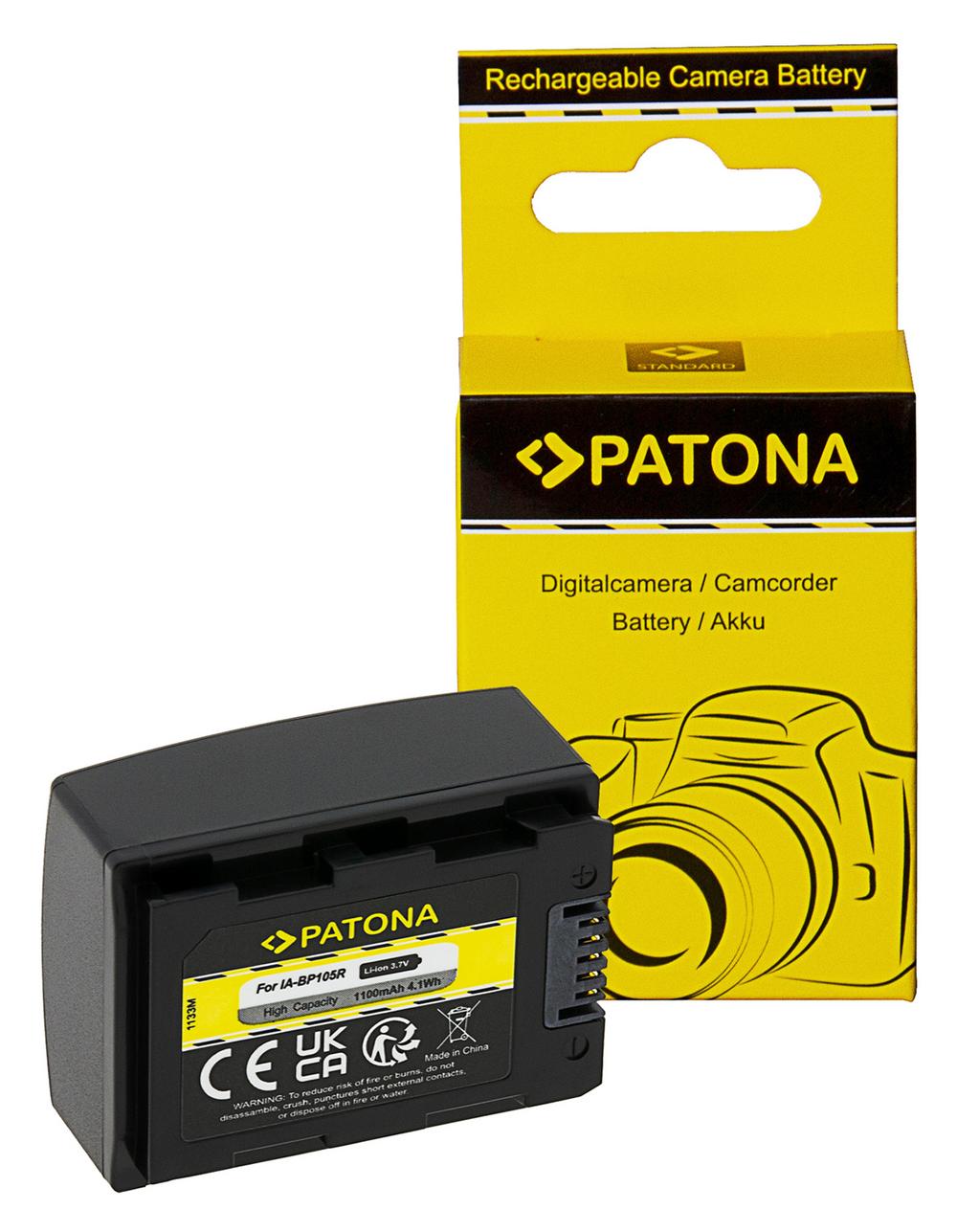 PATONA akumulator do Samsung IA-BP105R Samsung HMX-H304BP