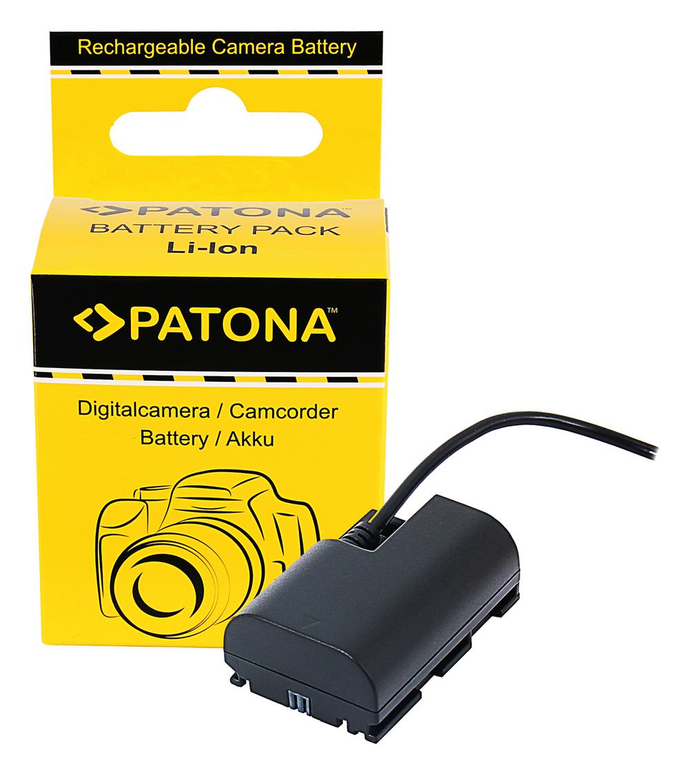 Adaptateur d'alimentation D‑TAP Input PATONA pour Canon LP‑E6 LP‑E6N LP‑E6NH XC10 EOS R EOS 80D 7D 70D 6D 60D