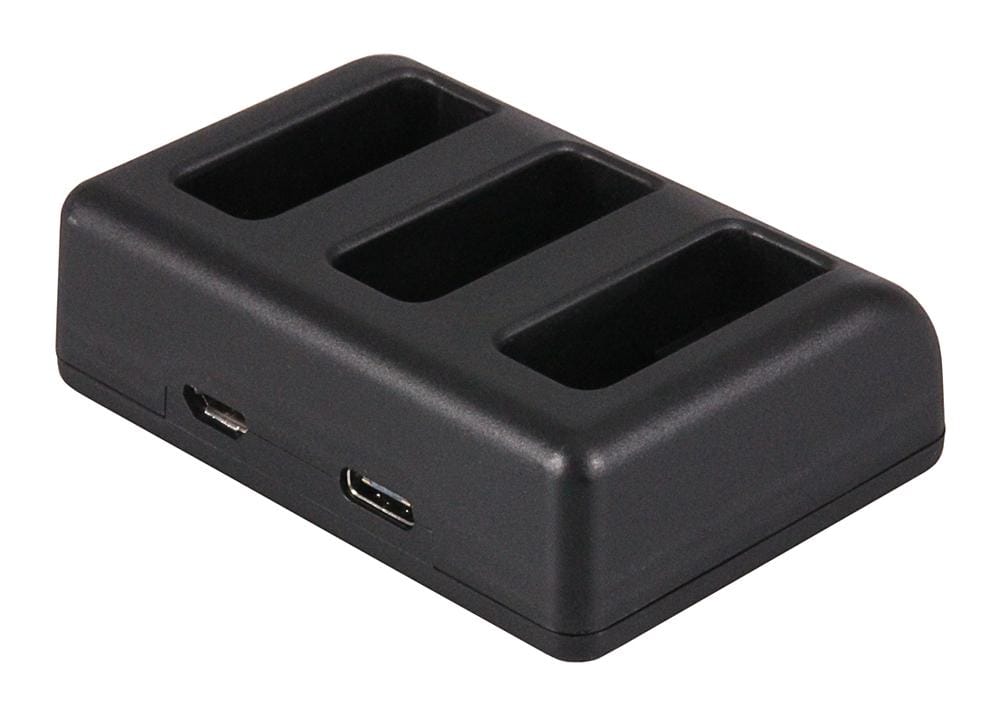 PATONA Triple Charger for GoPro Hero 8 (AHDBT-801) Hero 7 (AHDBT-701) Hero 6 Hero 5 (AHDBT-501) with Cables