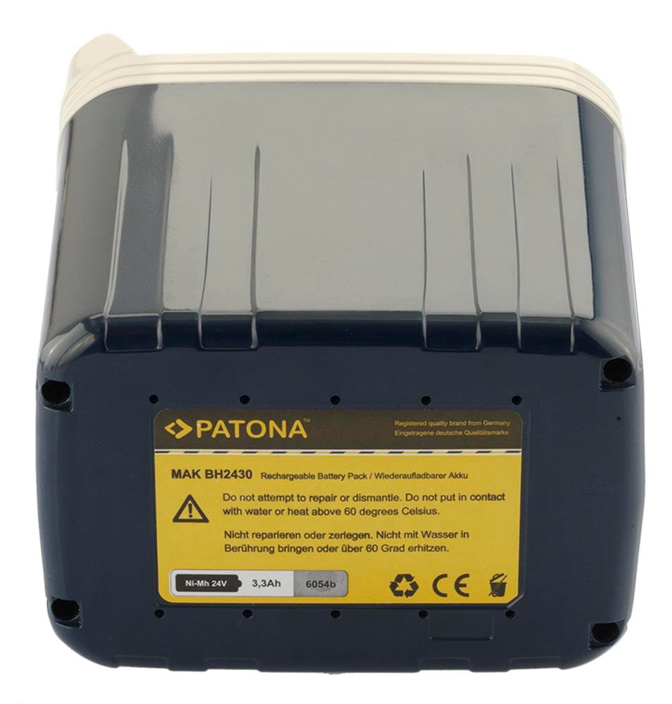 PATONA Batterie pour outils Makita 24V 3300mAh Ni-Mh 2417 2420 2430 B2417 B2420