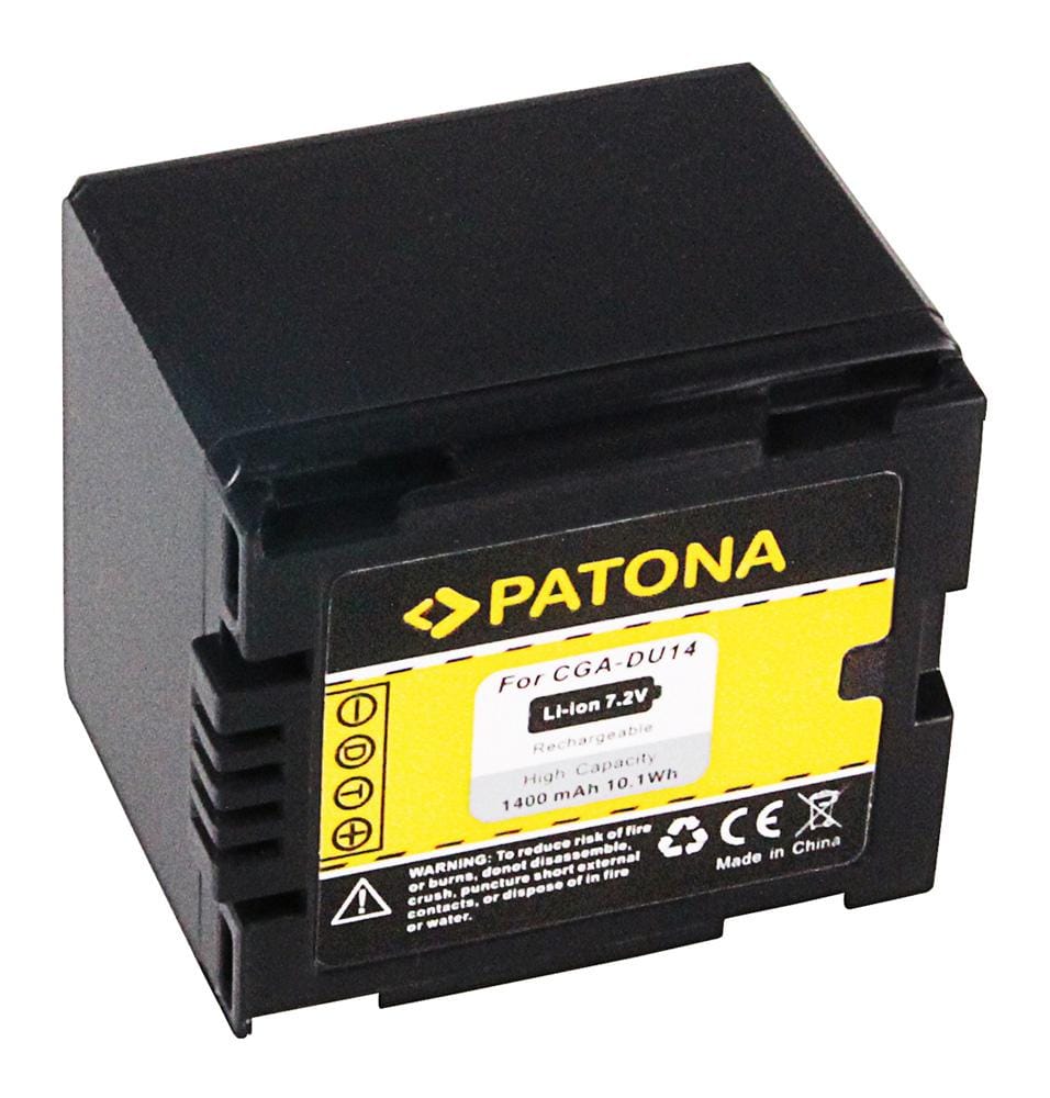 PATONA batteria per Panasonic NV-GS250 NV-GS150 NV-GS140 NV-GS75 CGA-DU14