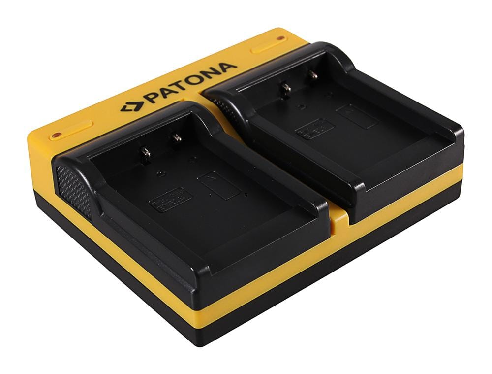 Carregador duplo PATONA para Nikon EN-EL8 CoolPix P1 P2 S1 S2 S3 S5 S6 S7 S7c S9 incluindo cabo Micro-USB