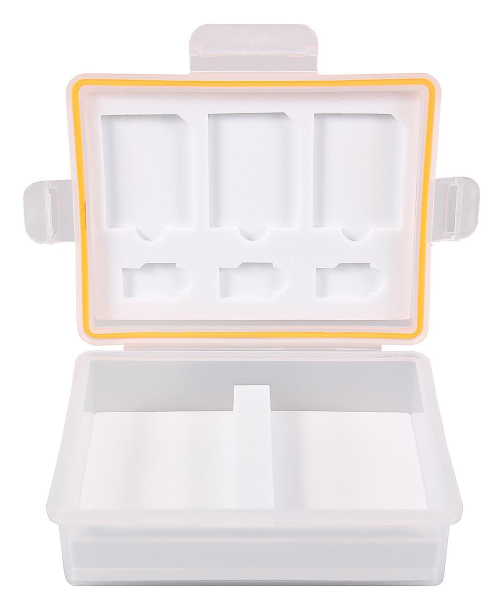 PATONA Caixa de armazenamento para baterias e cartões de memória para Canon LP‑E6 Sony NP‑FZ100 Nikon EN‑EL15 PATONA Caixa de armazenamento para baterias e cartões de memória para Canon LP‑E6 Sony NP‑FZ100 Nikon EN‑EL15