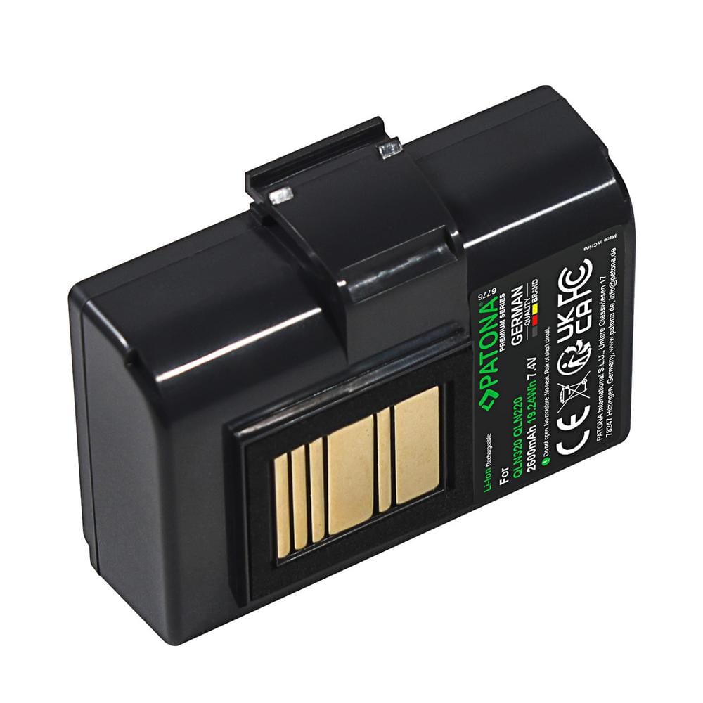 PATONA Batterie Premium pour Zebra QLN320 BTRY-MPP-34MA1-01 PATONA Batterie Premium pour Zebra QLN320 BTRY-MPP-34MA1-01