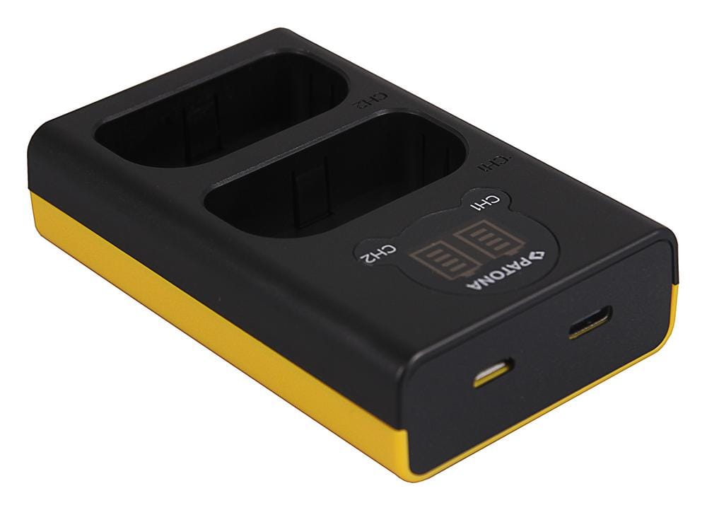 Carregador USB Dual LCD PATONA para Panasonic DMW-BLJ31 Lumix DC-S1 DC-S1R DC-S1H Carregador USB Dual LCD PATONA para Panasonic DMW-BLJ31 Lumix DC-S1 DC-S1R DC-S1H