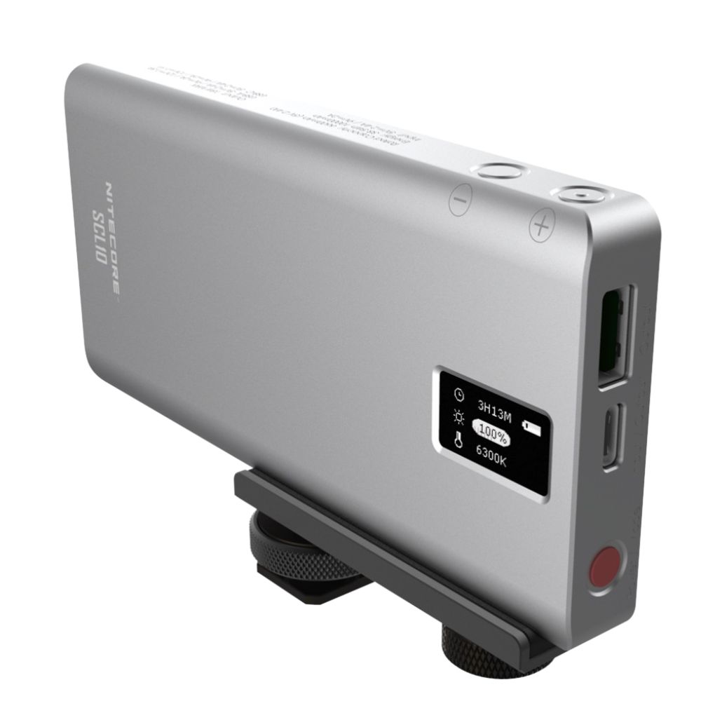 Lampa do kamery Nitecore SCL10 ze zintegrowanym powerbankiem Lampa do kamery Nitecore SCL10 ze zintegrowanym powerbankiem