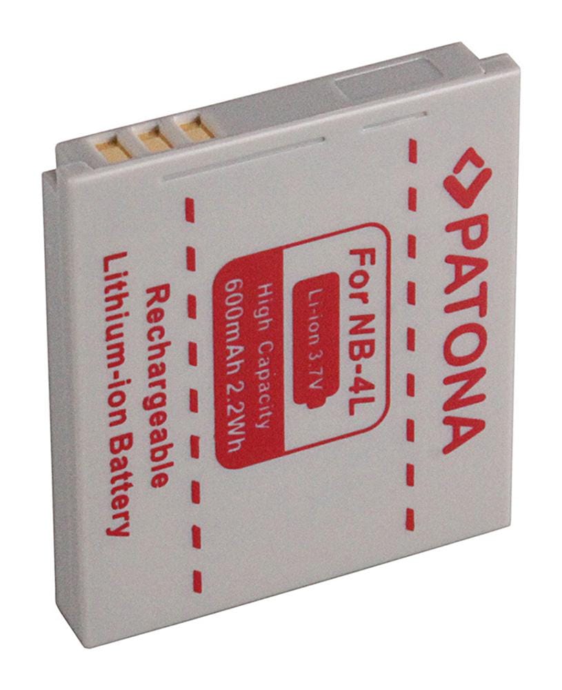 PATONA Batteria per Canon NB-4L NB4L Ixus 30 40 50 55 60 65 70 75 80 PATONA Batteria per Canon NB-4L NB4L Ixus 30 40 50 55 60 65 70 75 80