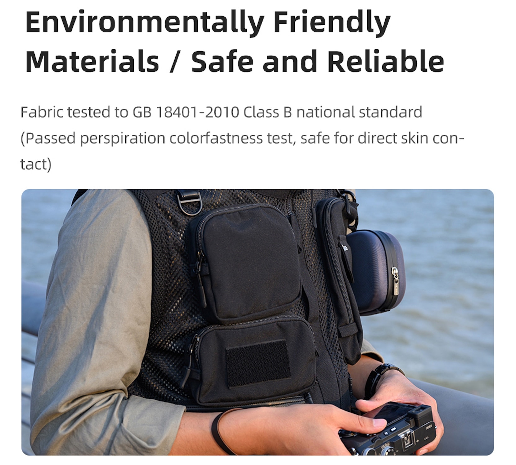 Chaleco para fotógrafos chaqueta fotográfica outdoor unisex Chaleco para fotógrafos chaqueta fotográfica outdoor unisex