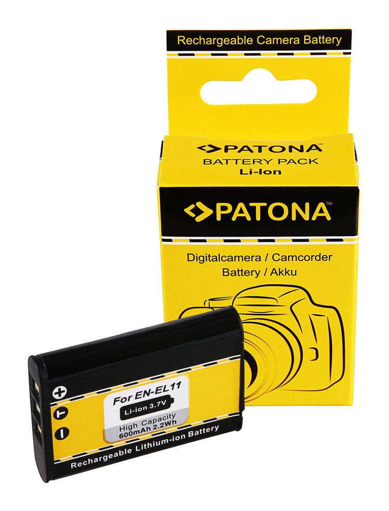 PATONA bateria para Nikon Coolpix S560 S550 EN-EL11 ENEL11 PATONA bateria para Nikon Coolpix S560 S550 EN-EL11 ENEL11