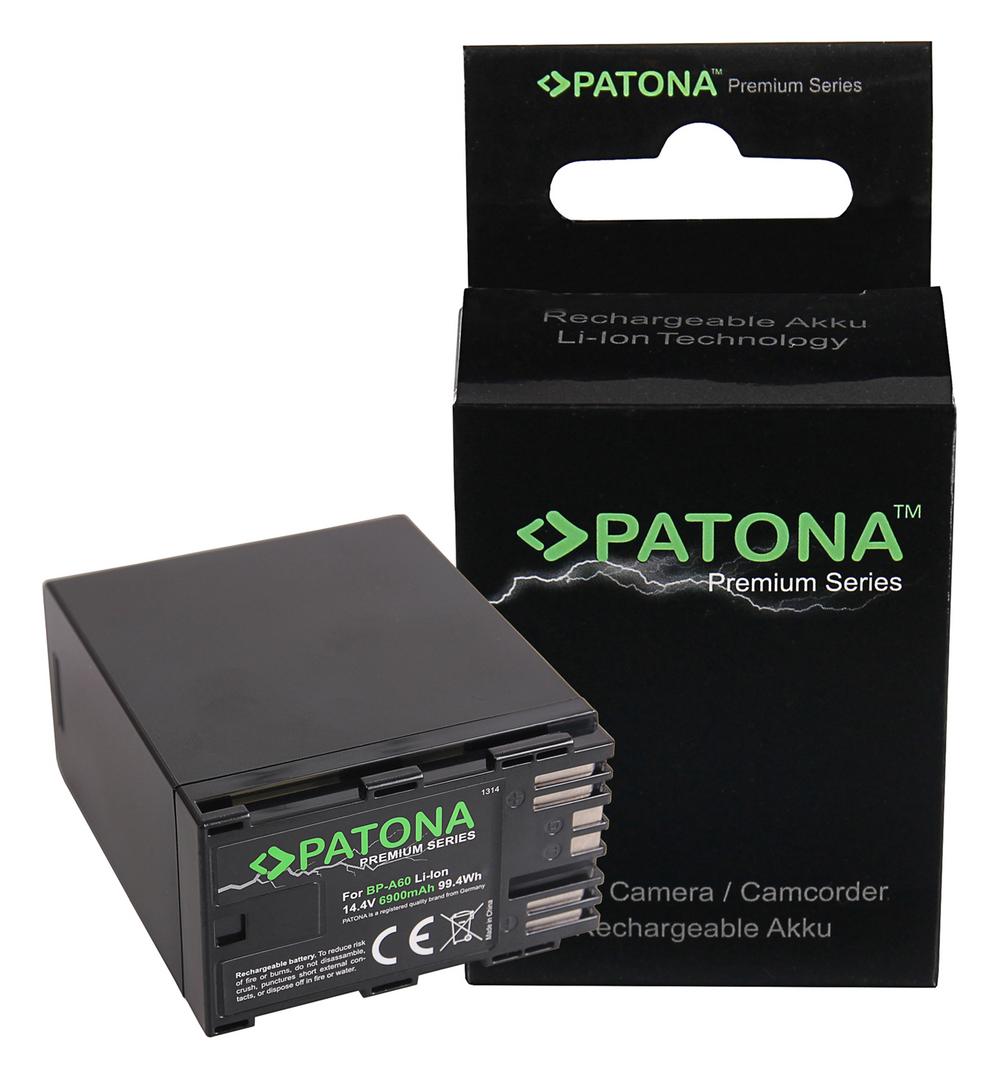 PATONA Premium Battery for Canon BP-A60 EOS C200 C200B C200 PL C300 Mark II XF705 CA-CP200L 6900mAh