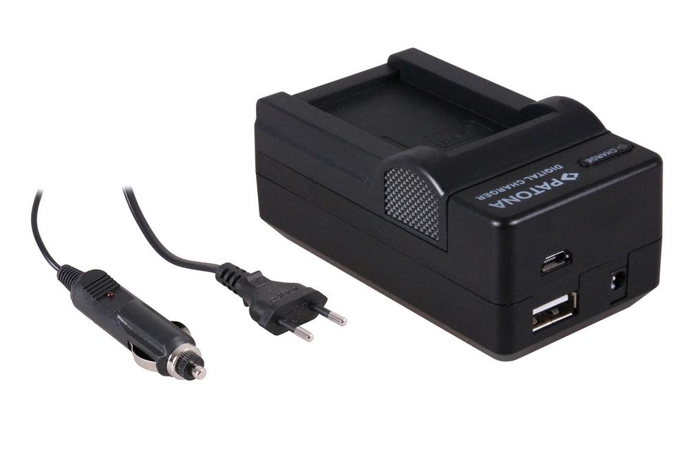 PATONA 4in1 Charger for Minolta NP-200 Dimage X Dimage Xg Xi Xt