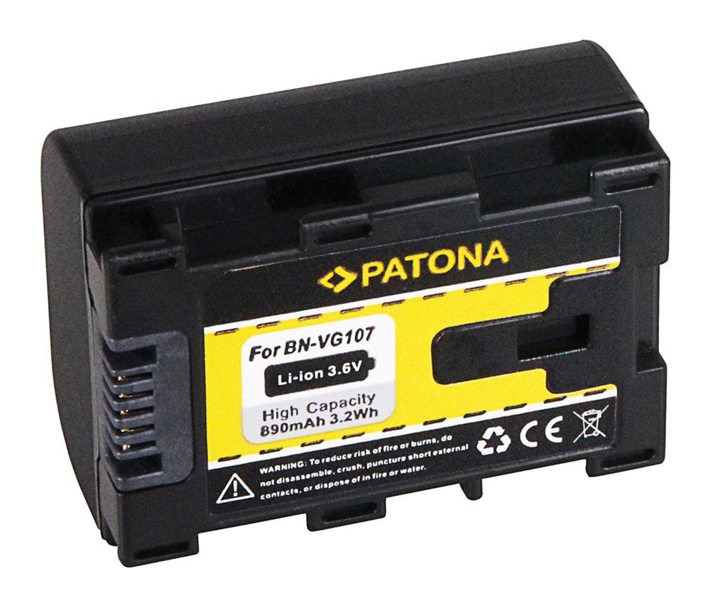 PATONA batteria per JVC BN-VG107 BN-VG107AC BN-VG107E BN-VG107EU GZ-G5 GZ-GX1 PATONA batteria per JVC BN-VG107 BN-VG107AC BN-VG107E BN-VG107EU GZ-G5 GZ-GX1