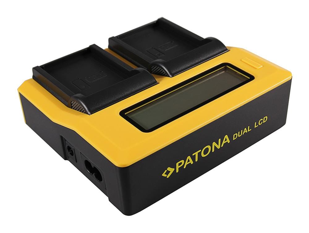 PATONA Carregador Dual LCD USB para Drift CFXDC02 HD Ghost