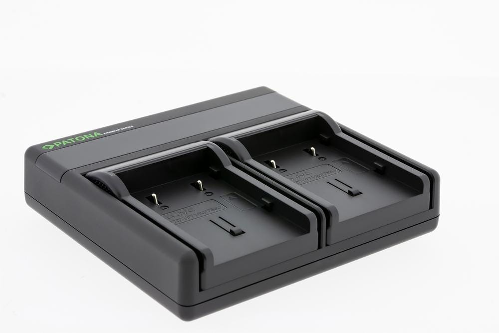 Chargeur Premium Dual PD Performance PATONA pour JVC BN‑VF707U avec entrée/sortie USB‑C