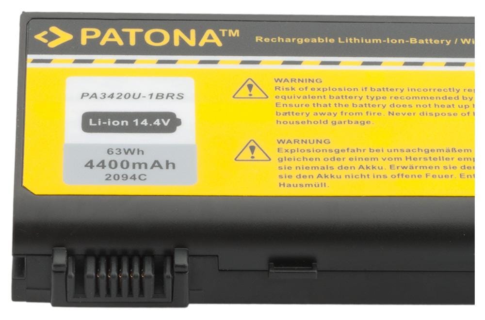 PATONA Battery for Toshiba Satellite L10 L20 L30 L100 PA3420U Pro