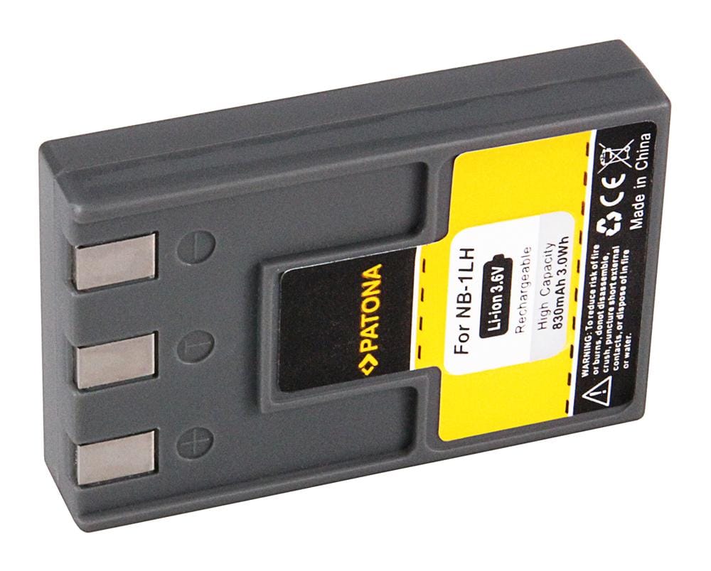 Patona batteria per Canon IXUS V/V2/V3/300/400/430/500 NB-1LH NB1LH Patona batteria per Canon IXUS V/V2/V3/300/400/430/500 NB-1LH NB1LH