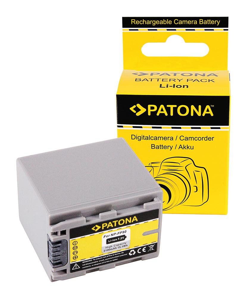 PATONA bateria do Sony DCR-HC23 HC24 HC35 NP-FP60 FP70 FP90