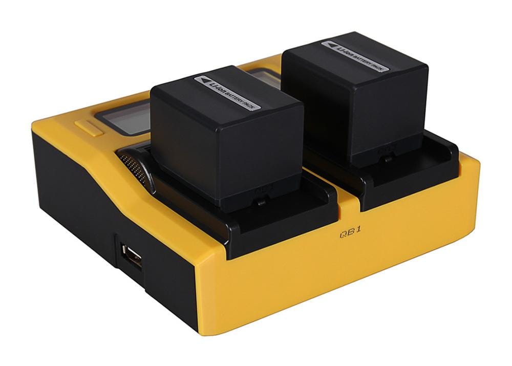 PATONA Cargador Dual LCD USB para Panasonic DU14 VBG130K 260K VBG6