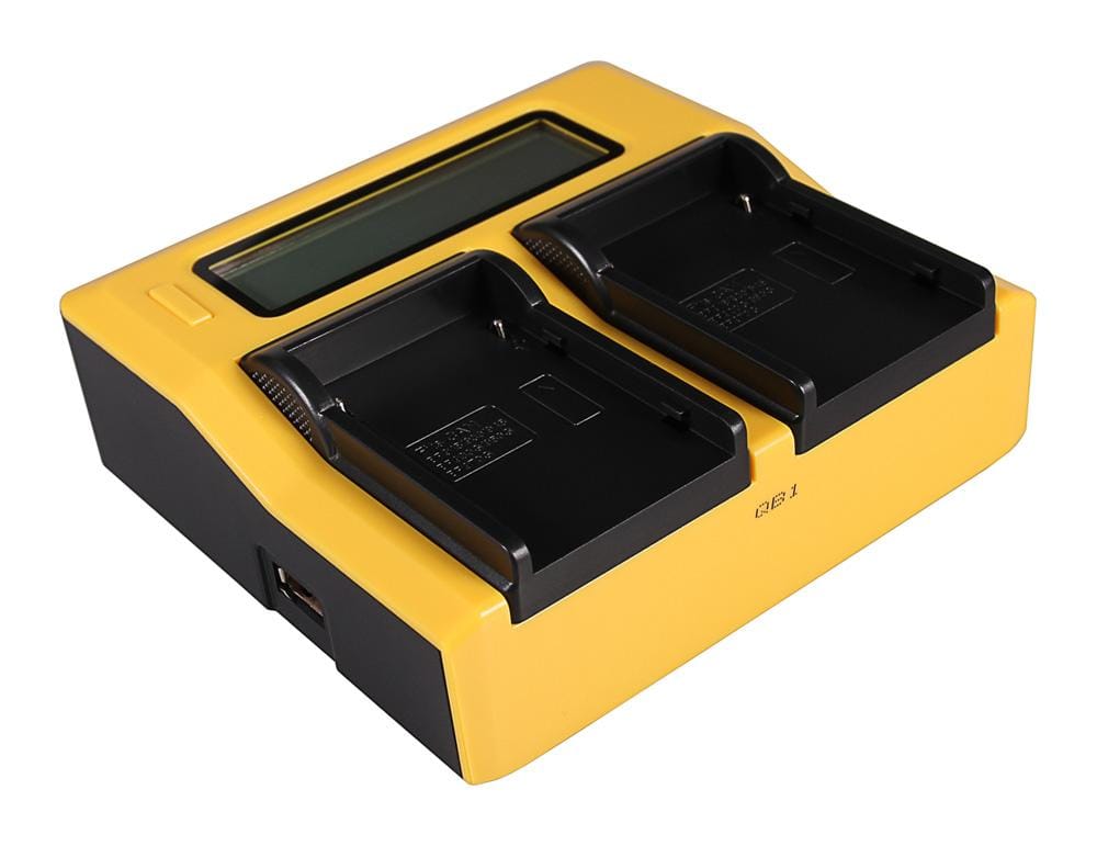 Carregador USB dual LCD PATONA para baterias Canon BP911 BP-911 BP914 BP-914 BP915 BP-915