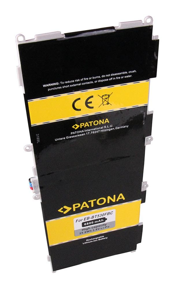 PATONA batería para Samsung Galaxy Tab 4 10.1 LTE‑A (SM‑T530 SM‑T531 SM‑T533 SM‑T535 SM‑T537 SM‑T537R4) PATONA batería para Samsung Galaxy Tab 4 10.1 LTE‑A (SM‑T530 SM‑T531 SM‑T533 SM‑T535 SM‑T537 SM‑T537R4)