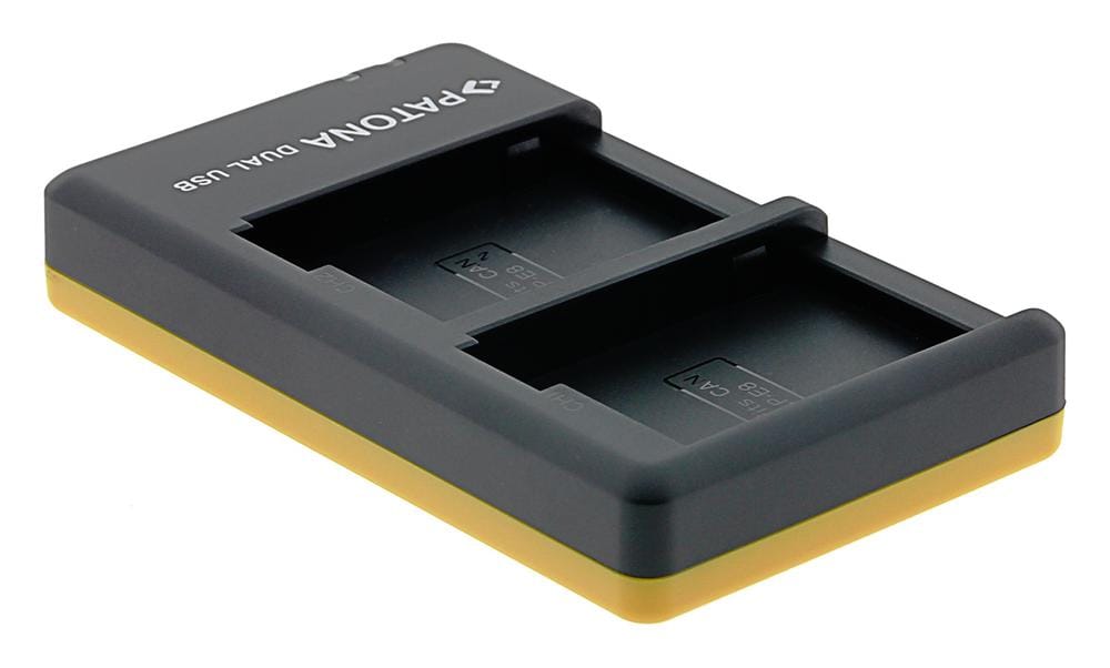 PATONA Chargeur Dual Rapide pour Canon LP‑E8 LPE8 avec câble USB‑C